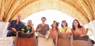 Mural Realizado con Pinturas de Tierra Será la Nueva Postal de Bienvenida a San Pedro de Atacama