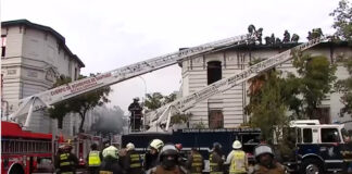 Ex alumnos y ex concejal de Santiago exigen investigación ante incendio al emblemático e histórico Liceo de Aplicación