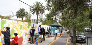 Ñuñoa: Inauguran mural participativo sobre el agua
