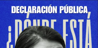 Declaración Pública: de operación huracán a teleserie nacional de terror