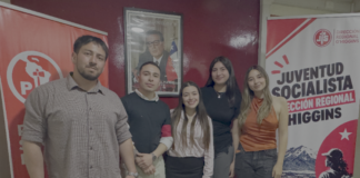 Juventud Socialista de O’Higgins presenta a su nueva directiva regional para el período 2026-2028